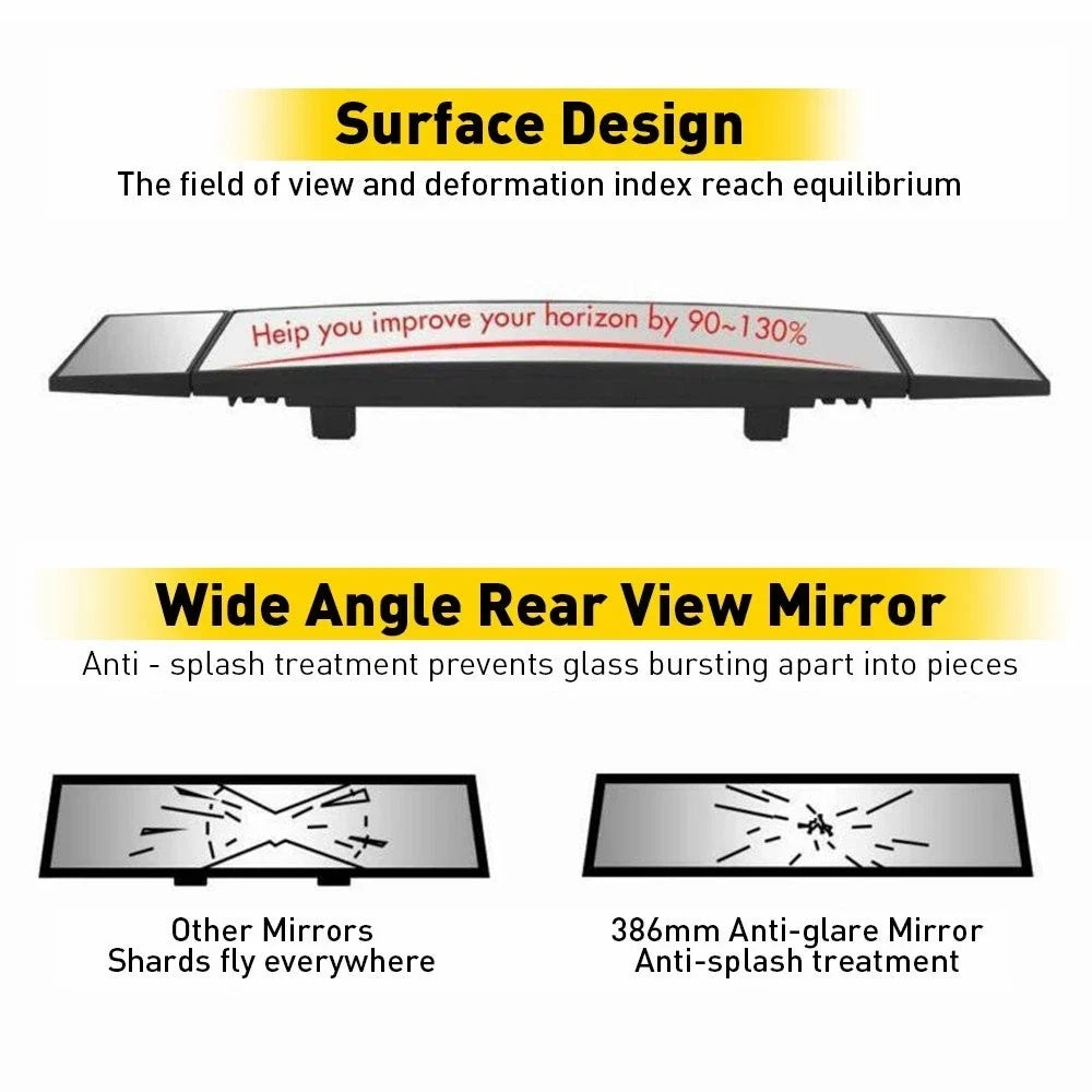 Foldable Rear View Mirror for Universal Vehicles