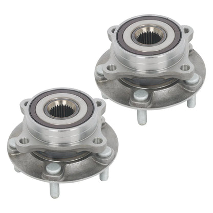 2Pcs Wheel Hub Bearings Assembly for Mitsubishi Lancer (2008–2015) AWD