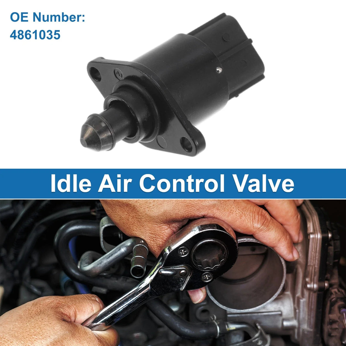 Idle Air Control Valve for Chrysler 300M (1999–2001) No. 4861035