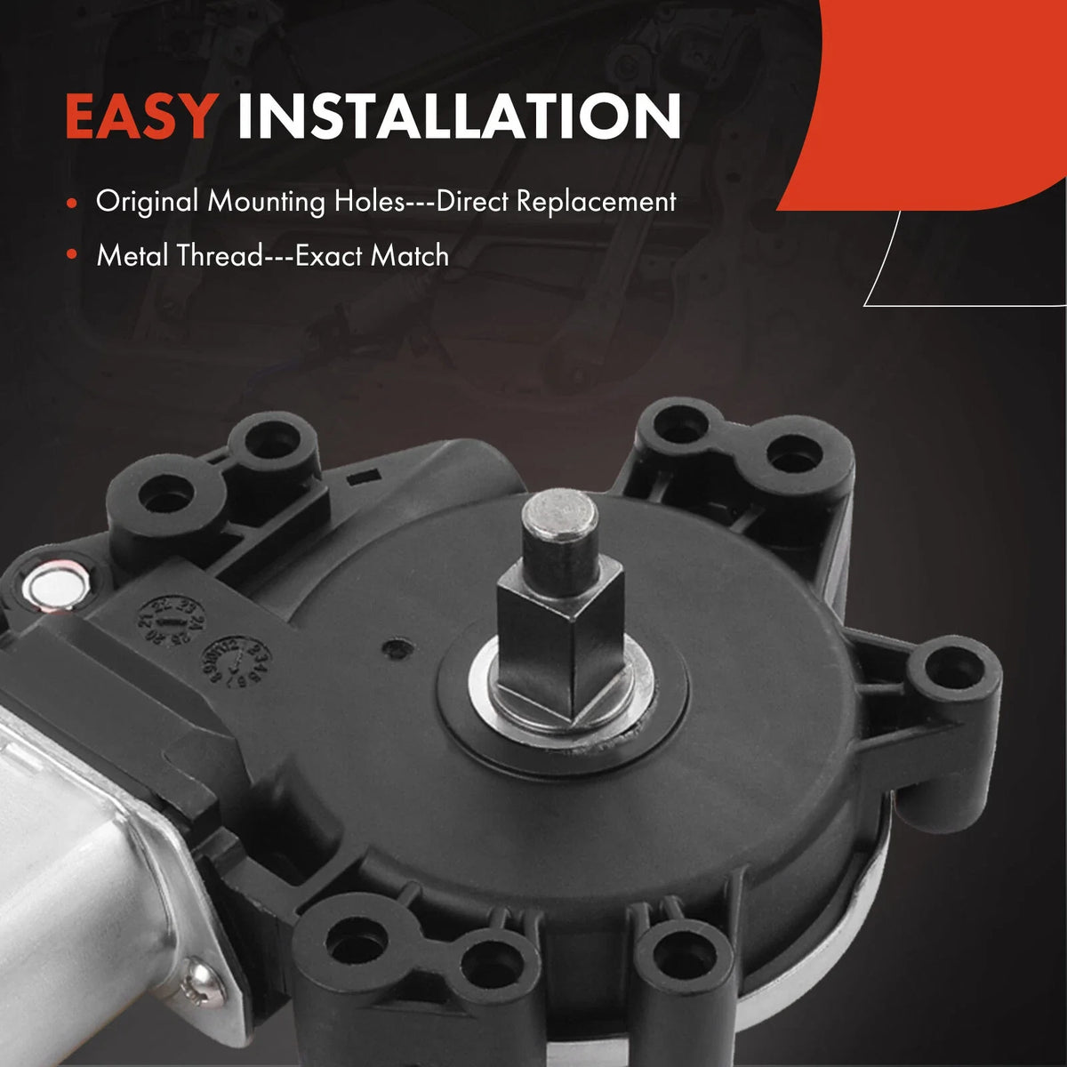 Front Window Motor Pair for Nissan Quest 2004–2009