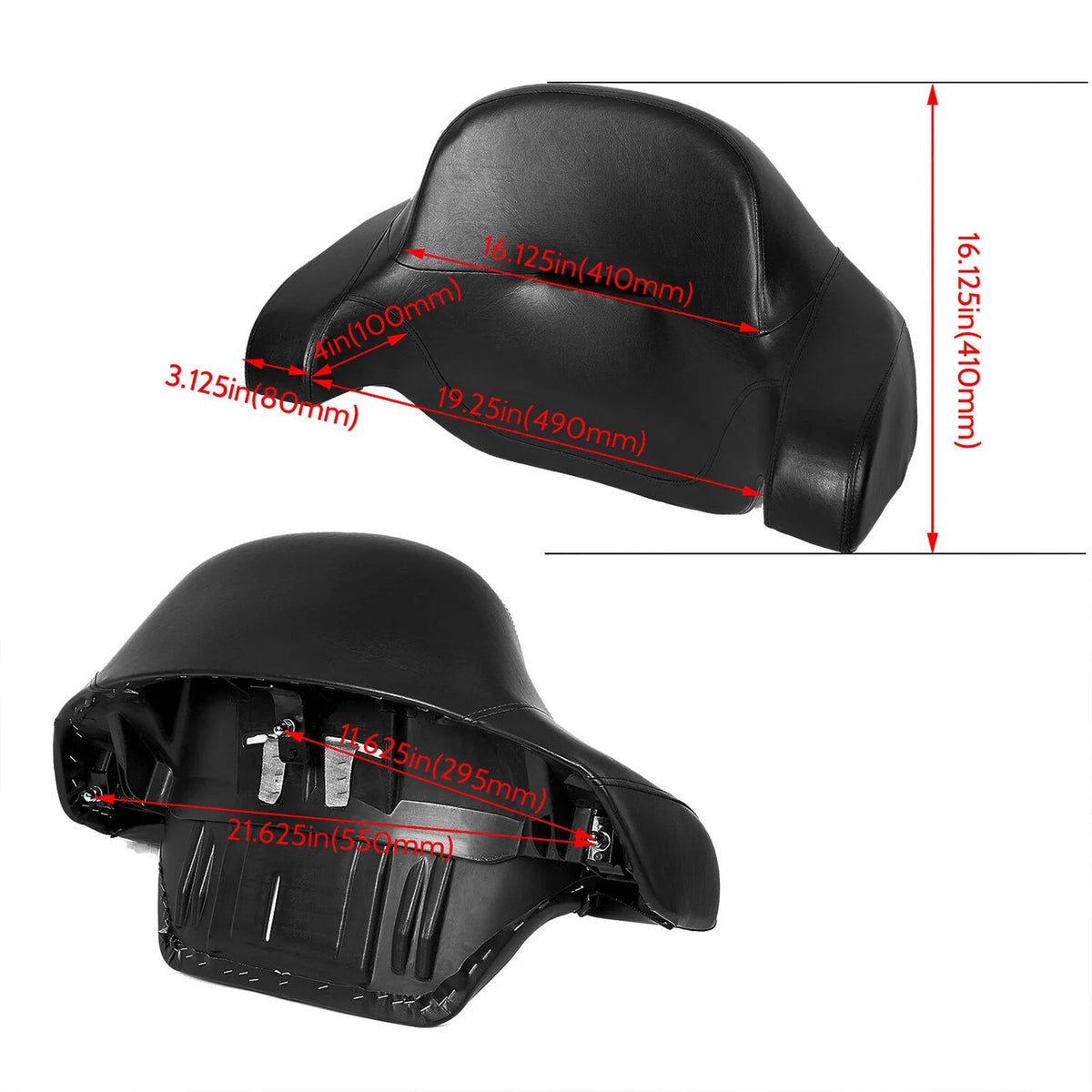 Backrest Pad for Harley Touring (2014–2026)