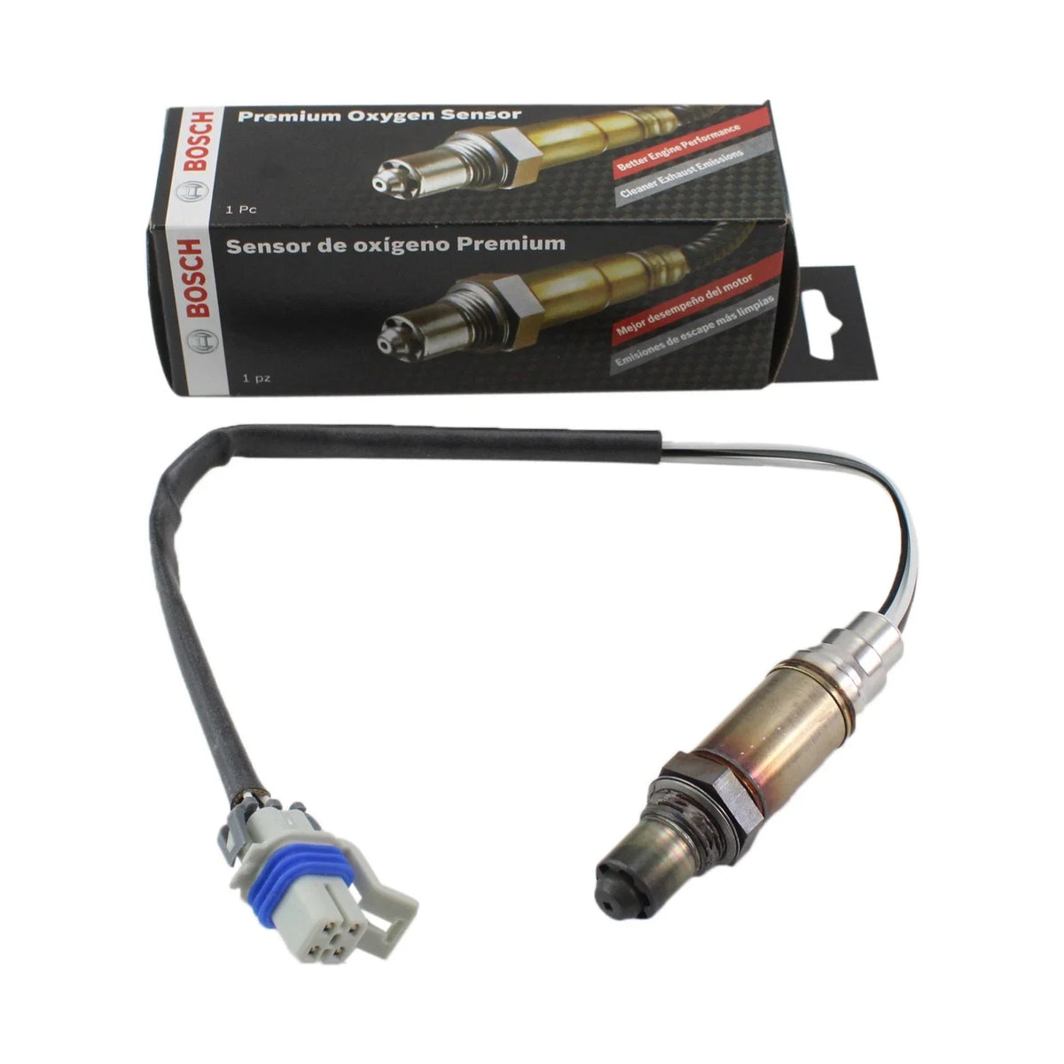 Left Oxygen Sensor 15895 by Bosch for Toyota Hilux N70 2005-2015