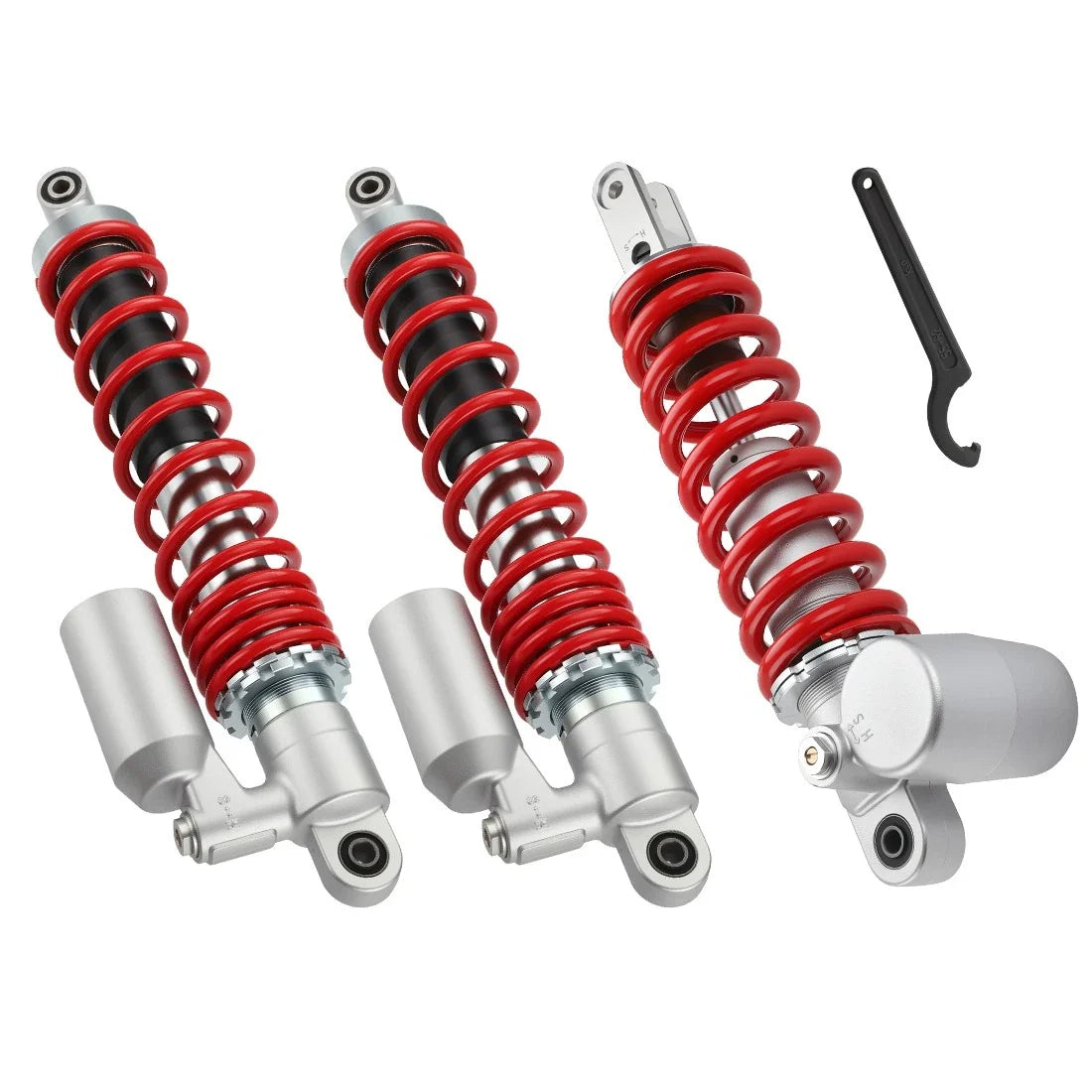 Front Rear Air Shocks & Adjustable Tool for Suzuki Quadsport Z400 (2003–2014)