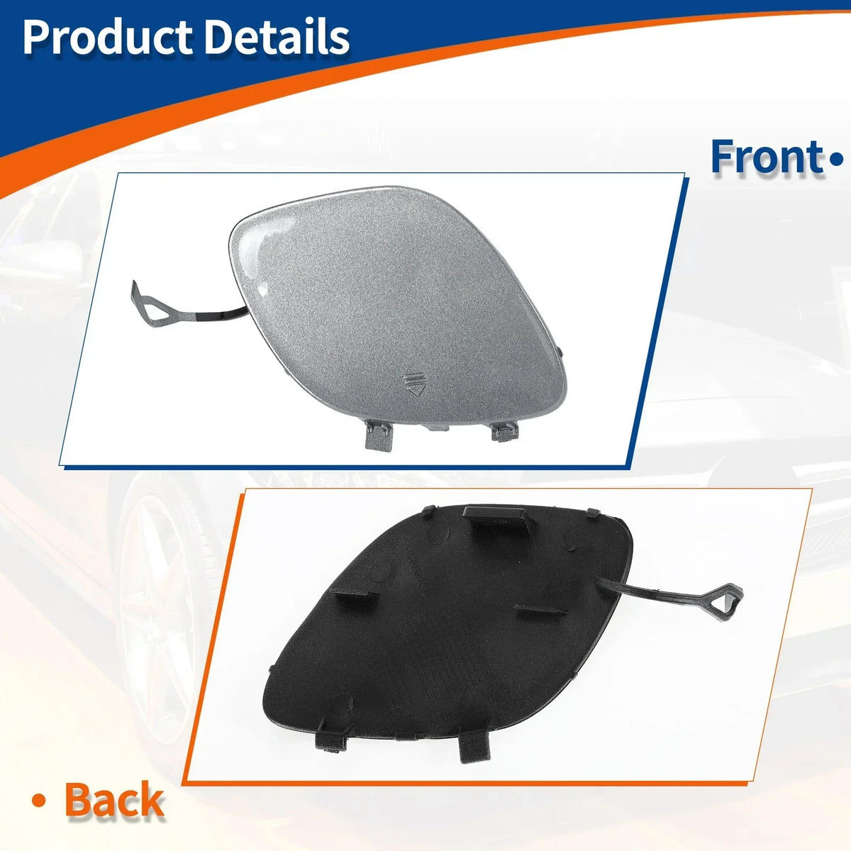 Front Bumper Tow Hook Cover for Mercedes-Benz C43 (2017-2020)