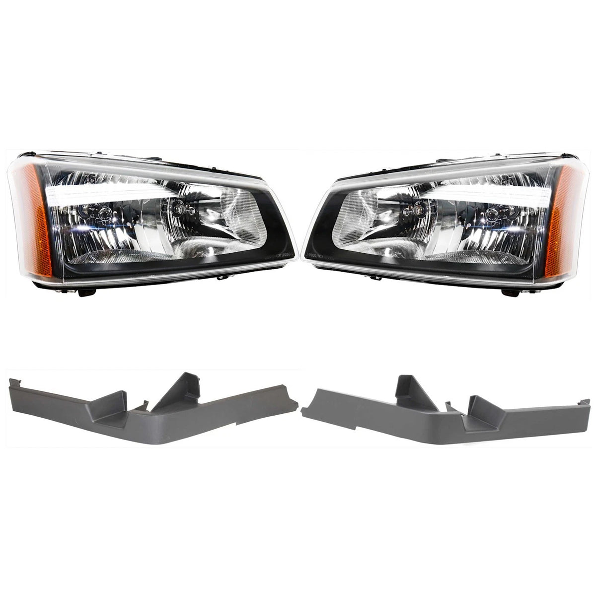 Headlight Set for Chevy Avalanche 2500 (2002–2006) Left Right