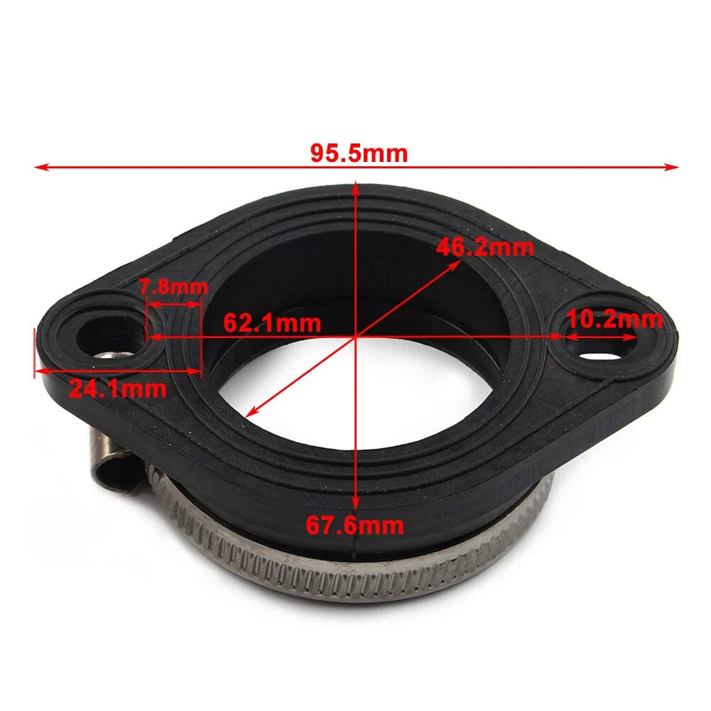 Flange Carb Adapter for Harley CV, Mikuni HSR45