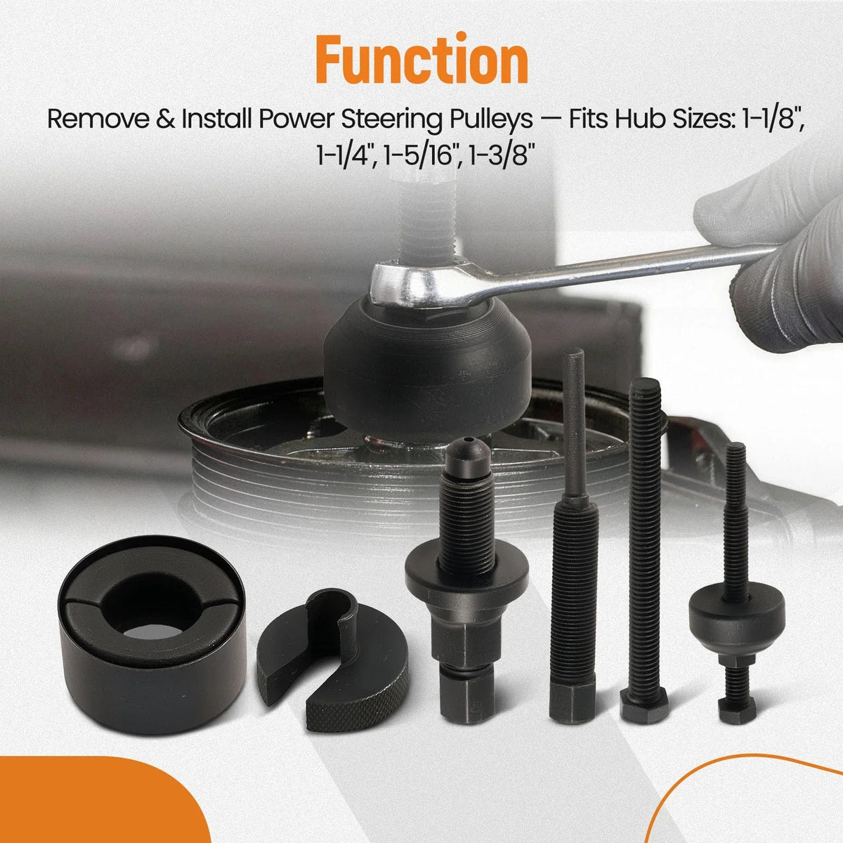 Pulley Puller Tool Kit for Power Steering Pump - Thompson Fitment