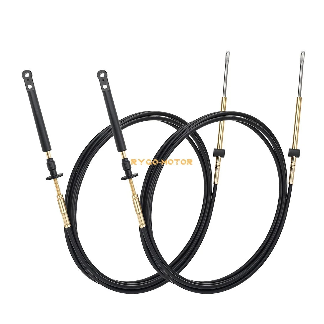 Set of 2 Throttle Control Cables for Evinrude Johnson OMC 1984–1994