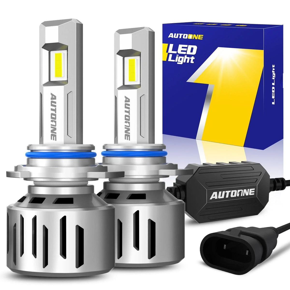 Headlight Bulbs Kit 9012 HIR2 LED - 2X for High/Low Beam