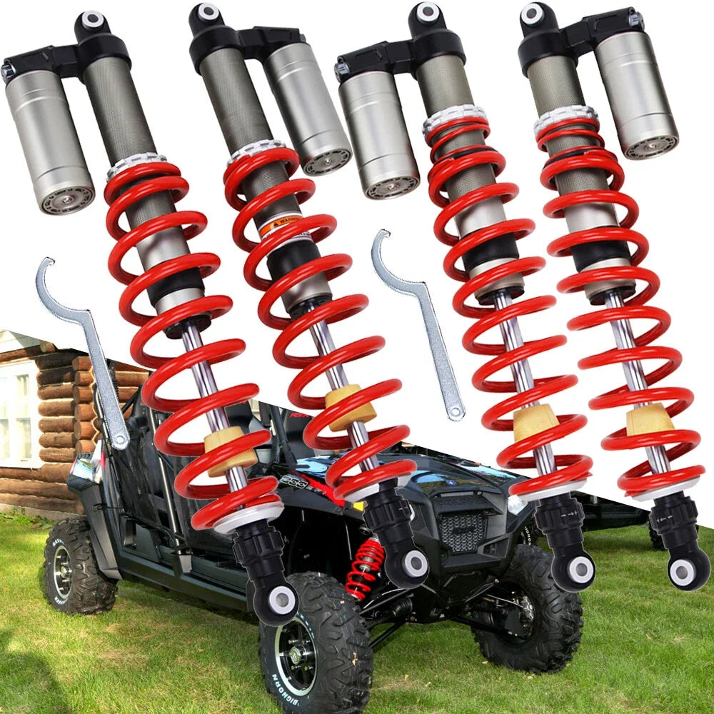 4-Piece Air Shock Absorber Set 505mm & 550mm for Polaris RZR S 800 09-14