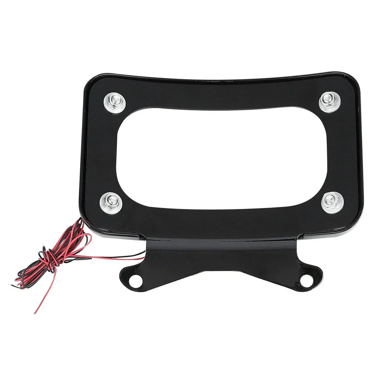 License Plate Frame Curved LED Light for Harley Road Street