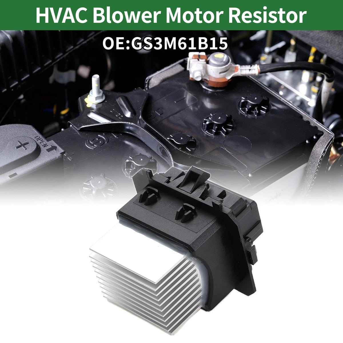HVAC Blower Motor Resistor No.GS3M61B15 for Mazda 6 (2010–2013)