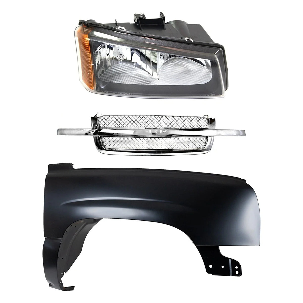 Fender Kit for Chevrolet Silverado 1500 (2003–2006) Primed
