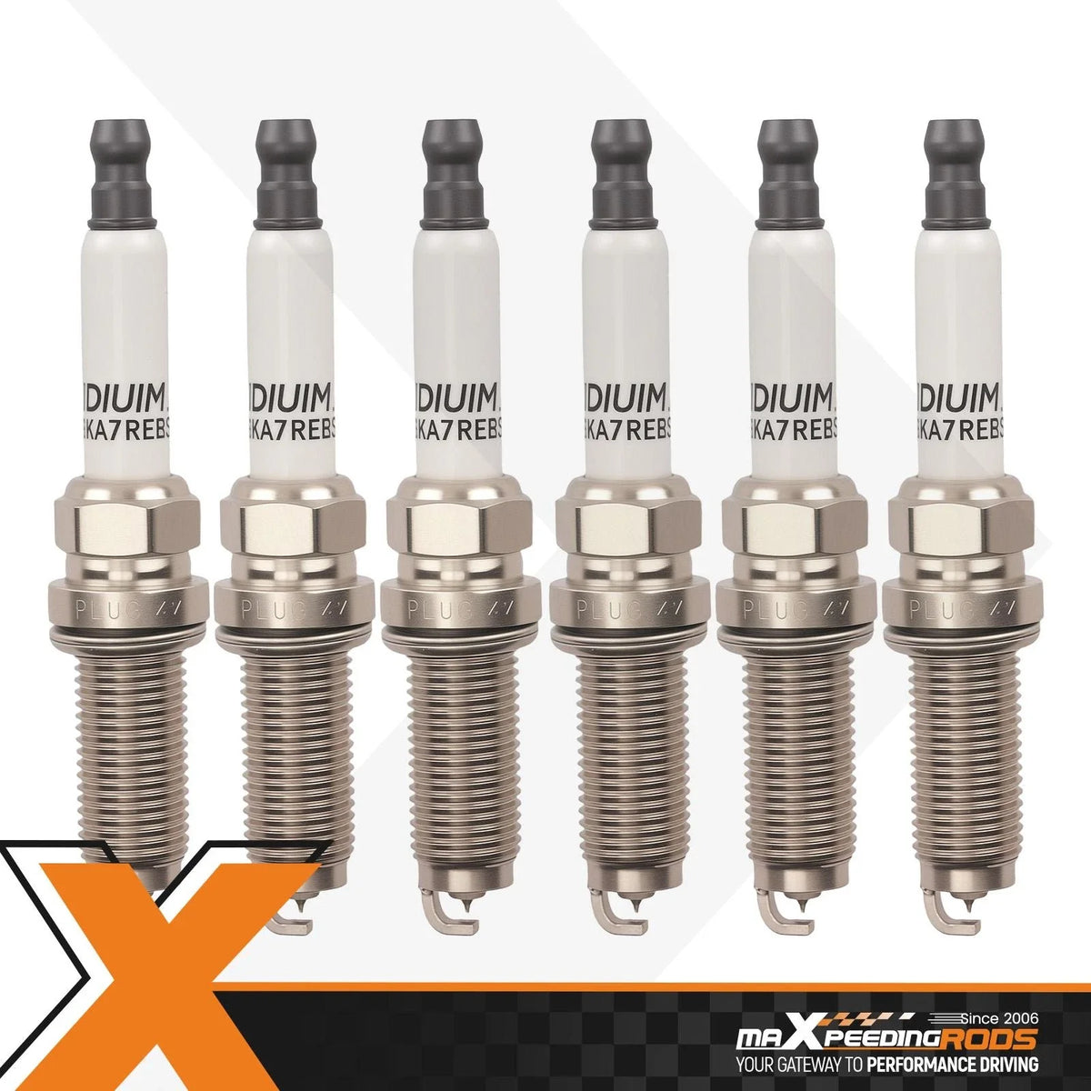 6x Iridium Platinum Spark Plugs for Jaguar F-Pace XE XF (2016–2023)