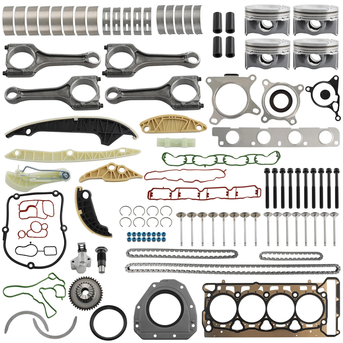 Engine Overhaul Kit with Pistons for VW EA888 2.0 TSI
