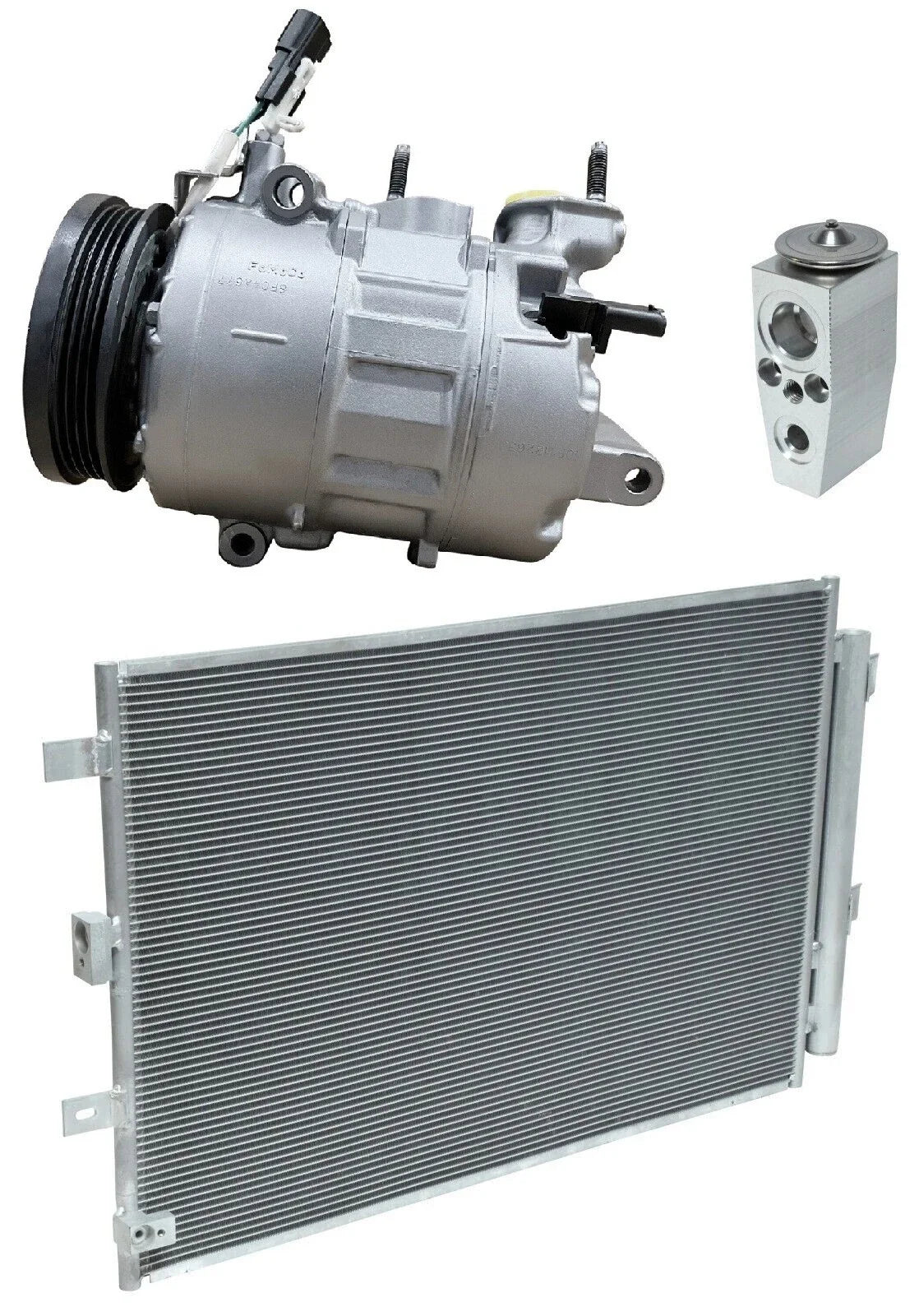 AC Compressor Kit With Condenser for Ford Edge 2.0L (2020–2020)