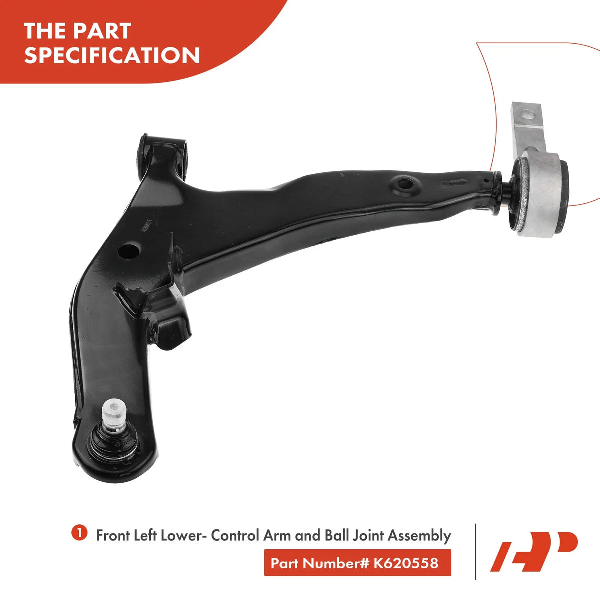 Control Arm Ball Joint & Sway Bar Set of 6 for Nissan Murano 2003-2007