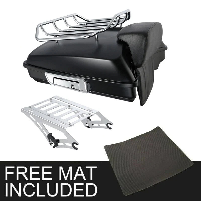Matte Backrest for Harley Electra Glide Touring Trunk 2014-2026