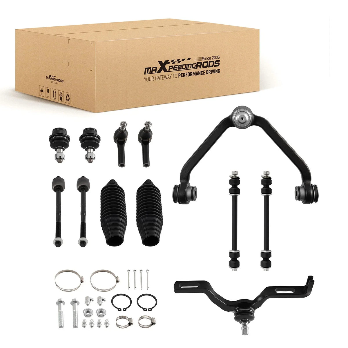 Ball Joint and Tie Rod Set - 12PC for Ford Explorer 2001–2005