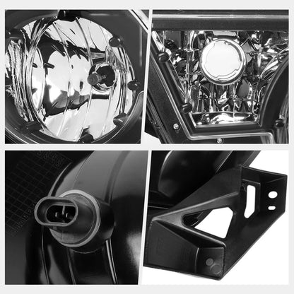 Fog Lights with Clear Lens for 2002-2006 Chevy Avalanche 1500 2500