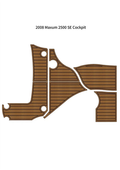 EVA Foam Teak Decking Cockpit Pads for Maxum 2500 SE (2008)