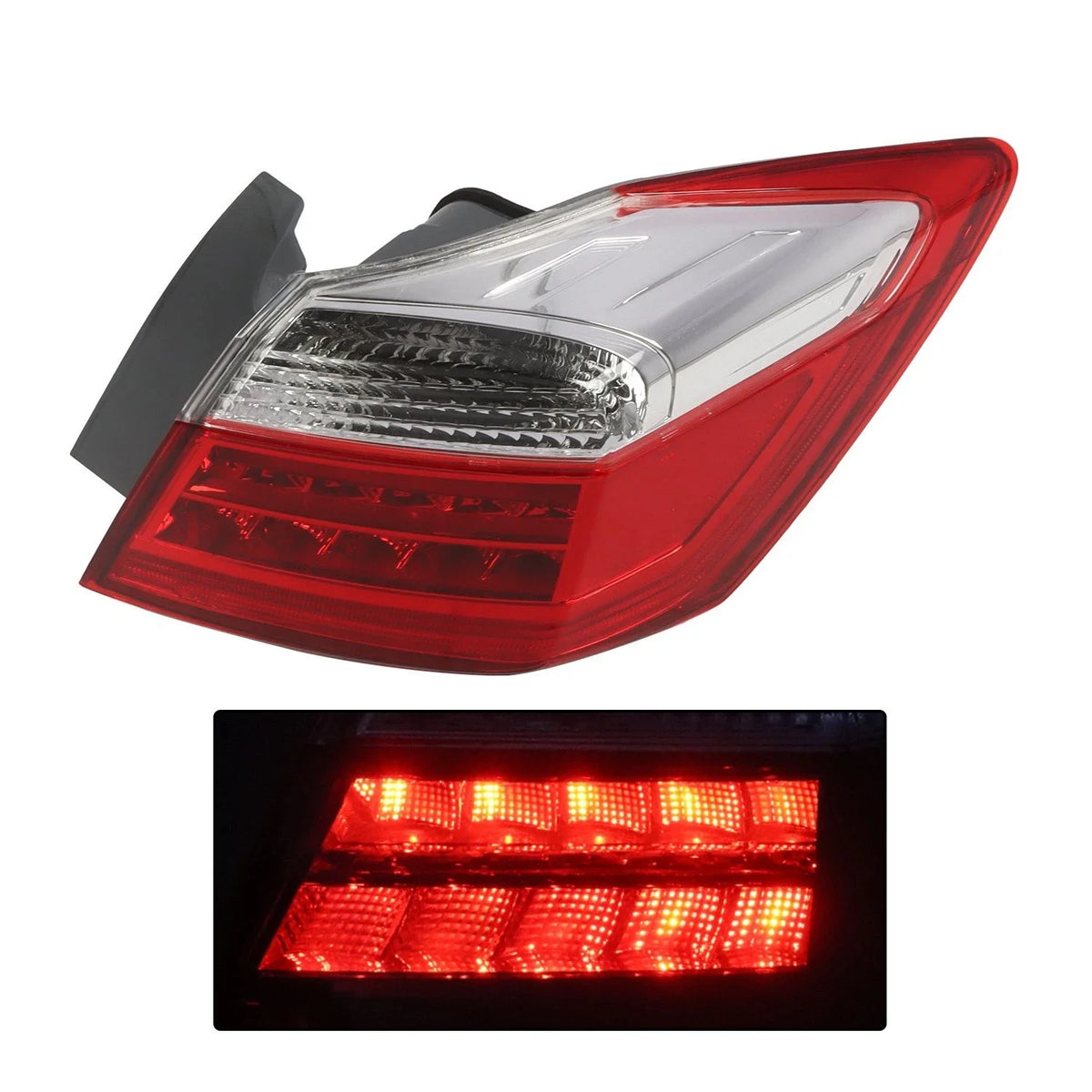 Outer Tail Light LED Right for Honda Accord Sedan (2013-2015)