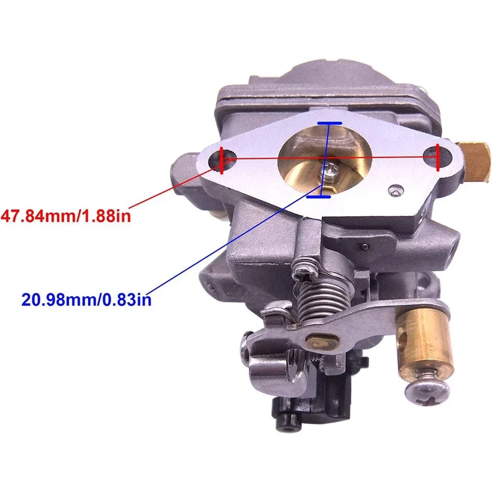 Carburetor for Yamaha 4HP 5HP F4S F4L Boat Motor (6BV-14301-10, 6BV-14301-09)