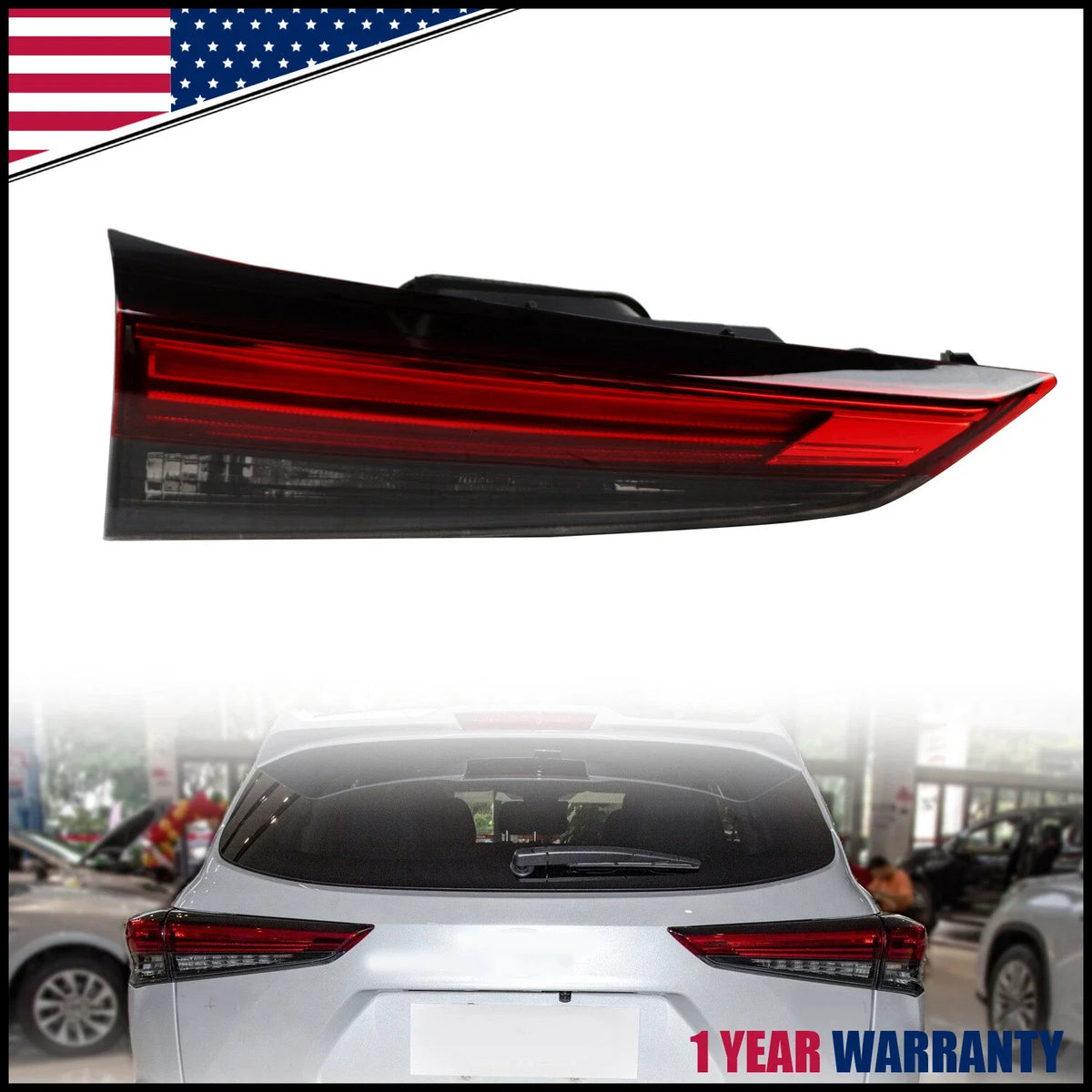 Left Rear Tail Light Assembly for Toyota Highlander (2020-2022)