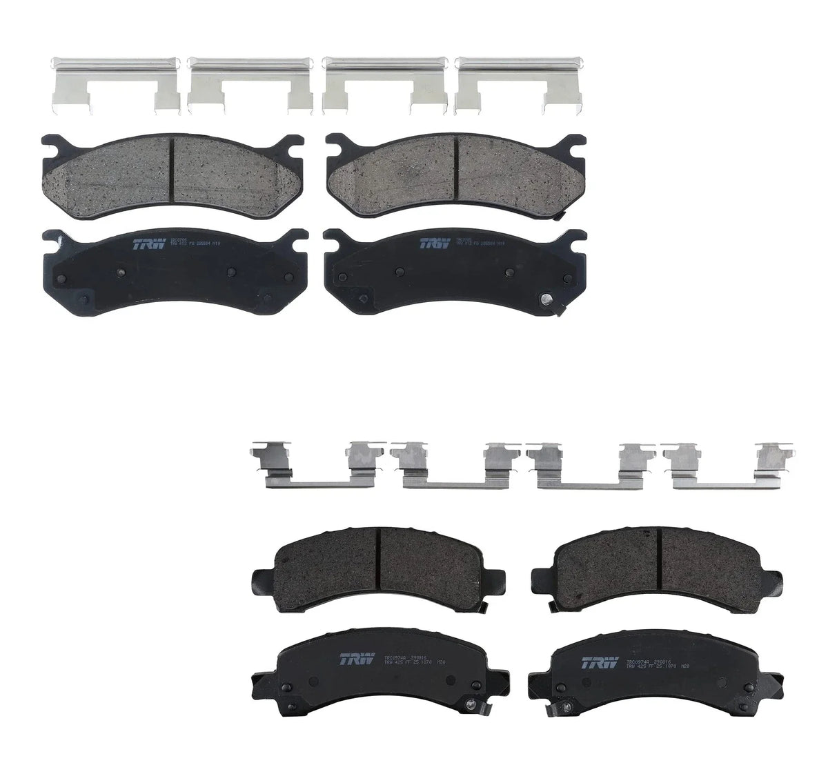 Set of 4 TRW Pro Ceramic Brake Pads for Cadillac Chevrolet GMC