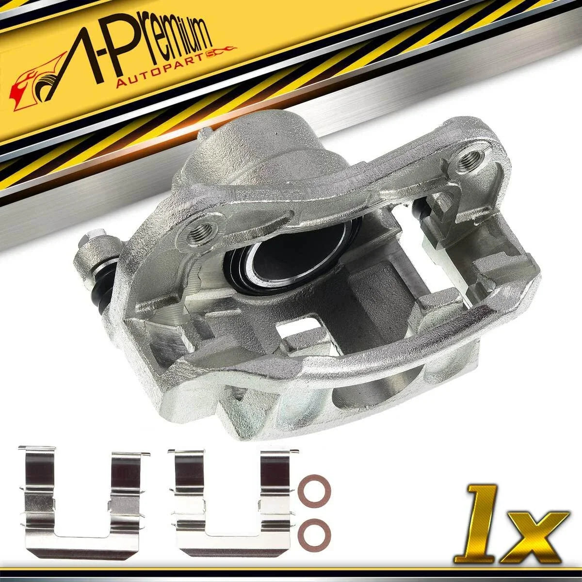 Front Driver Side Brake Caliper for Hyundai Accent, Kia Rio (2006–2011)