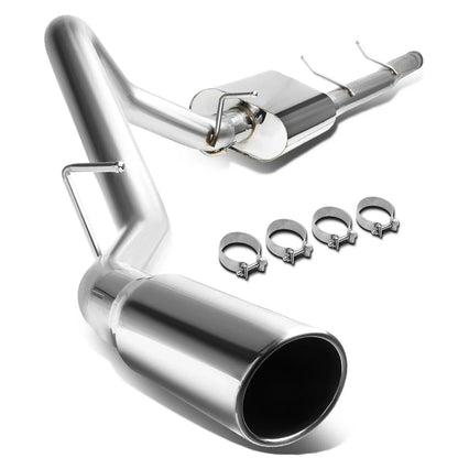 2007-2013 Silverado/Sierra 1500 Catback Exhaust System, 4" Round Tip
