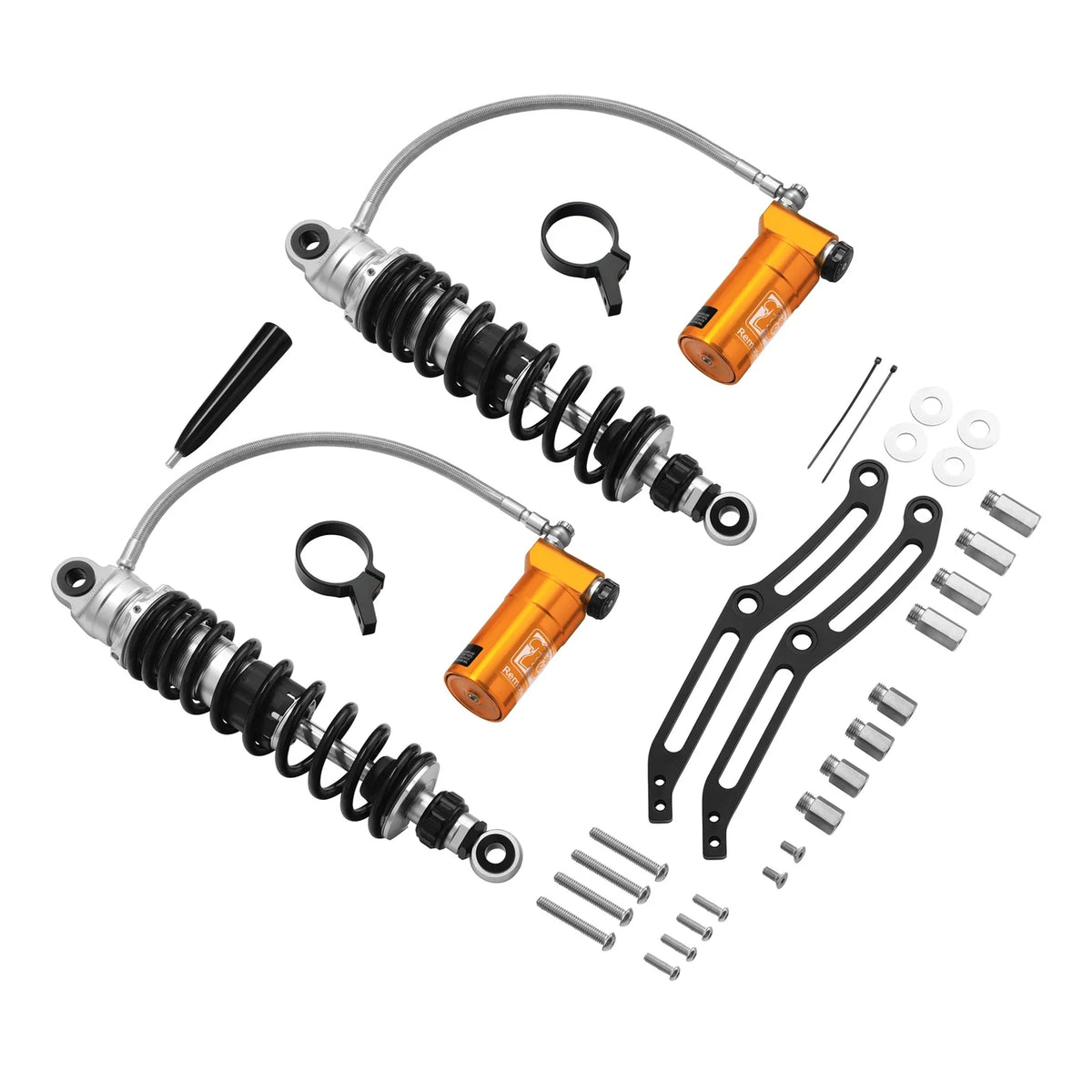 Rear Suspension Shocks with Remote Reservoir for Harley Road Electra Glide