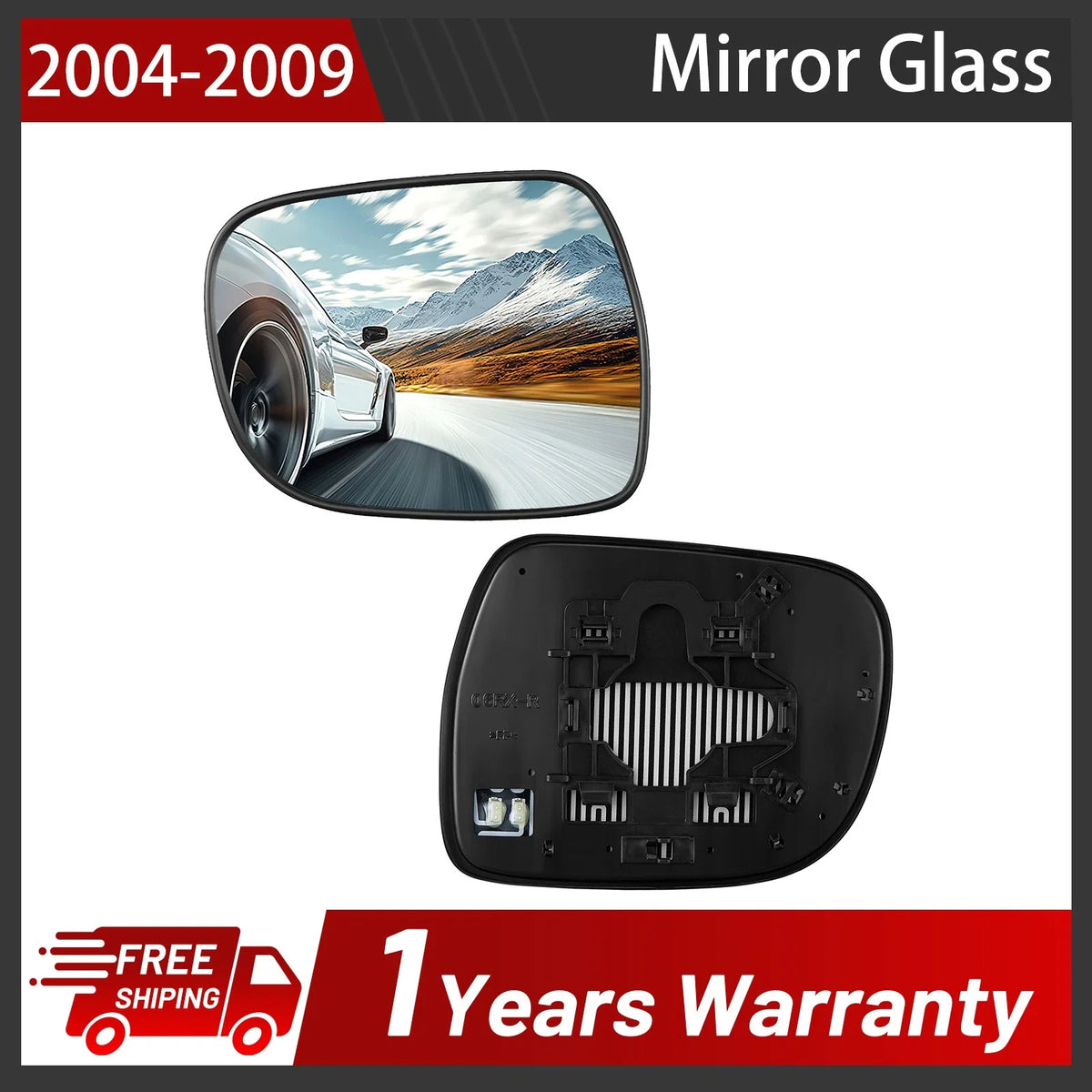 Right Heated Mirror Glass for Lexus RX 300 330 350 400H (2004-2009)