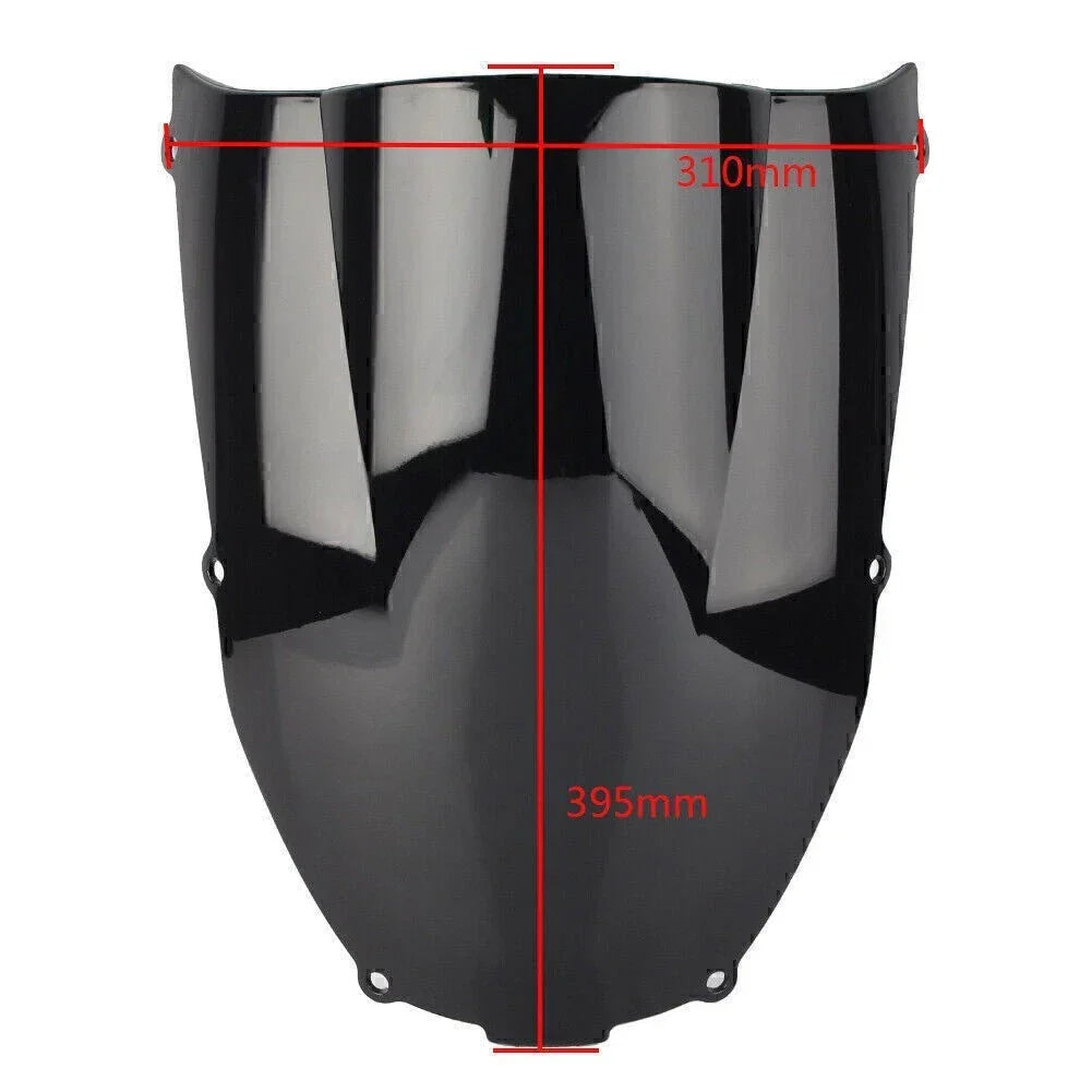 Double Bubble Clear Windshield for Kawasaki Ninja ZX6R (2000-2002)