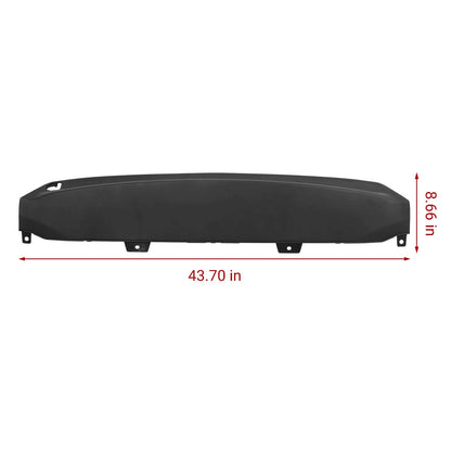 Valance for Honda Civic (2016–2018) Rear Bumper Cover Garnish Plastic Black