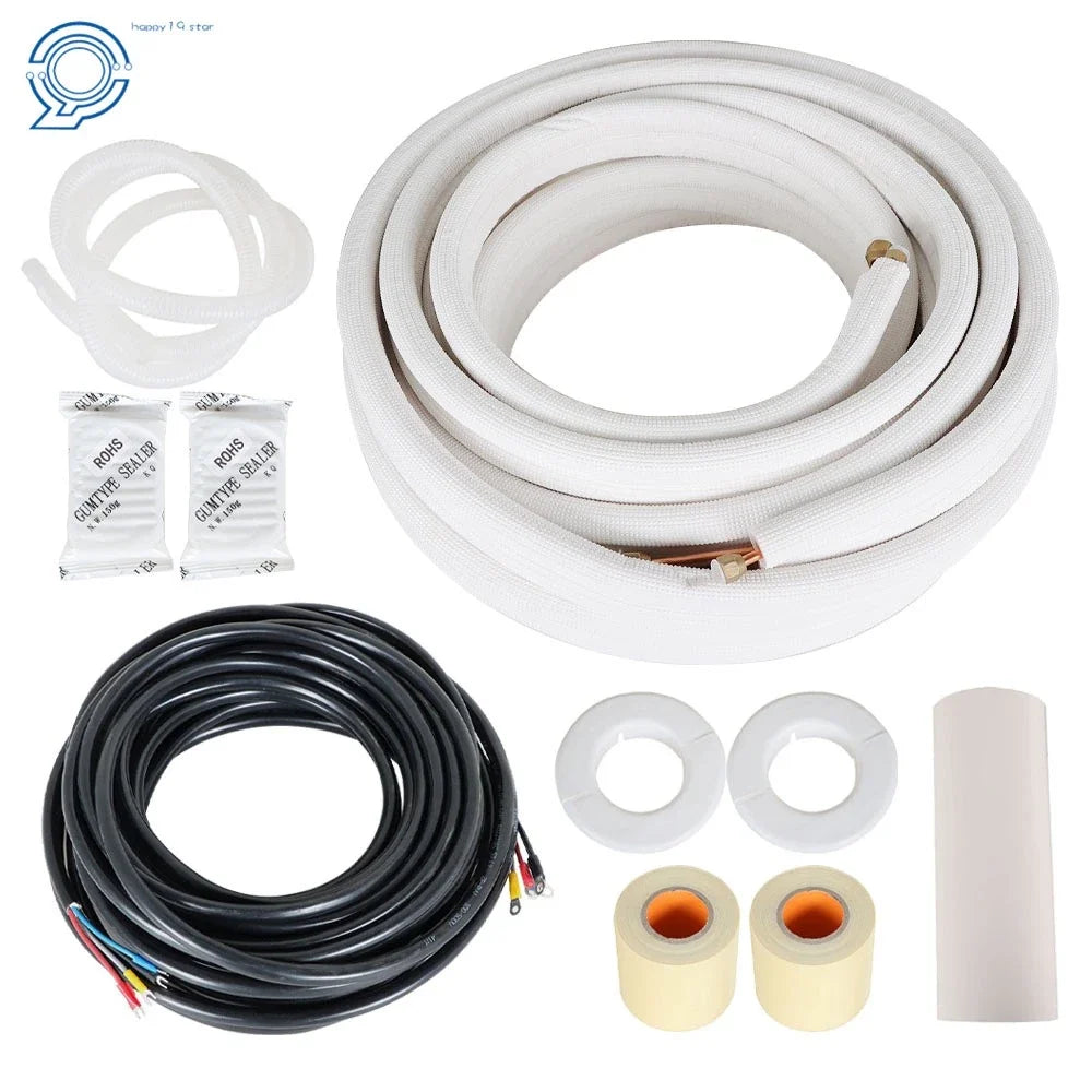 Install Kit for Mini Split Heat Pump Systems (1/4" - 3/8" Dia, 50 Feet)