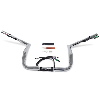 Prewired 14" Miter Cut Handlebar for Harley Street Glide/Electra Glide 2014-15