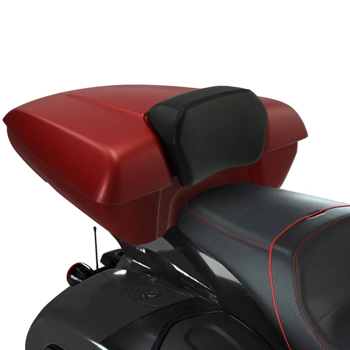 Trunk Backrest Low Profile Ruby Smoke for Indian Challenger 2020–2025