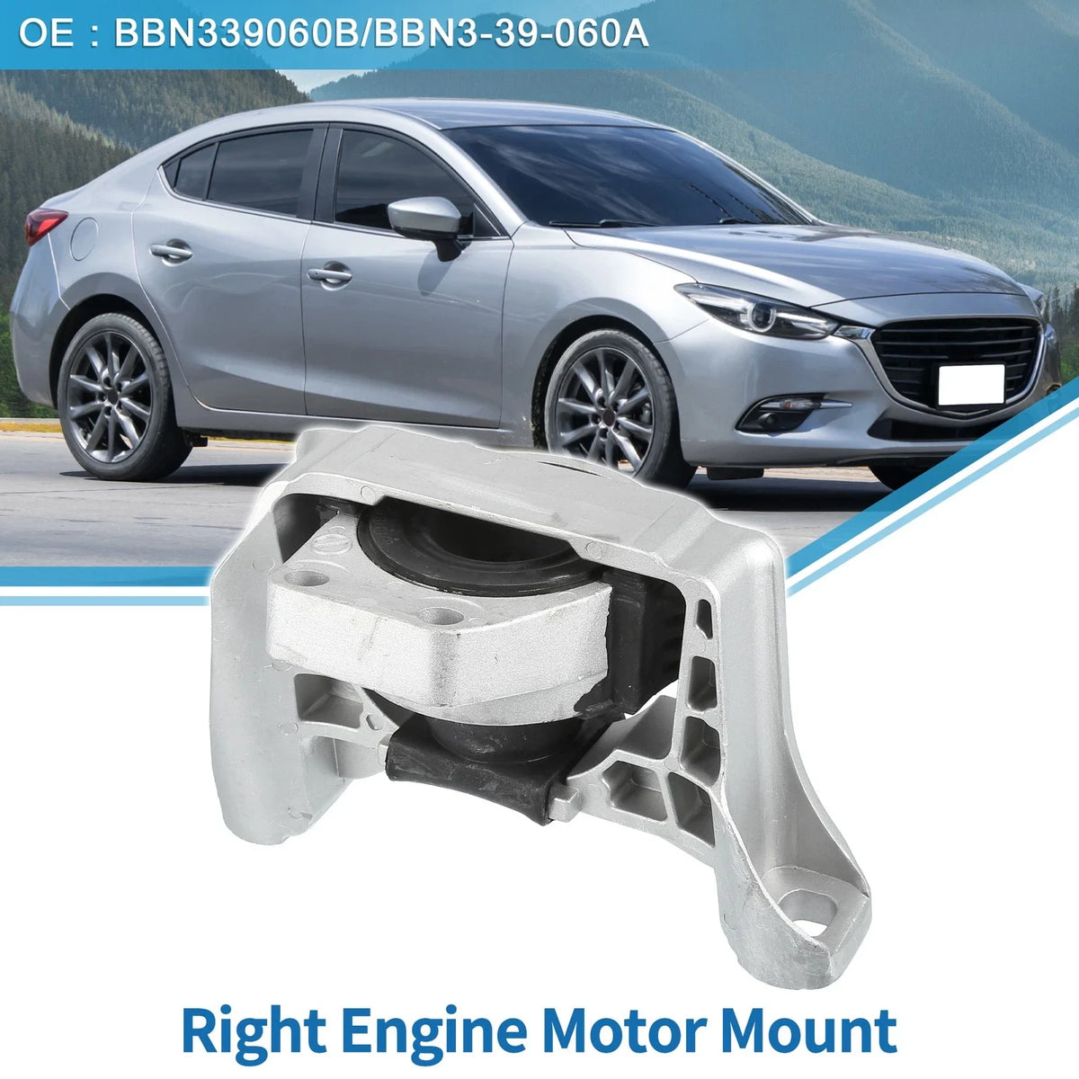Engine Motor Mount & Transmission Mount for Mazda 3 2.5L (2012–2013)