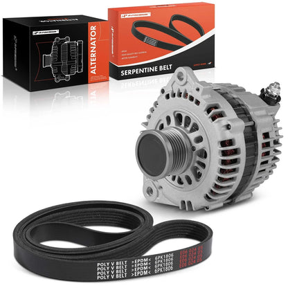 Alternator & Serpentine Belt for Nissan Rogue (2008–2020)