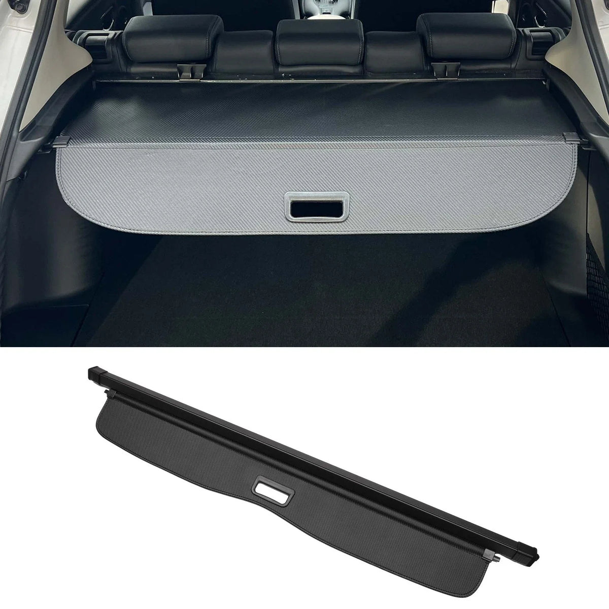 Retractable Cargo Cover for BMW X5 E53 (2000–2006) Black Carbon Fiber