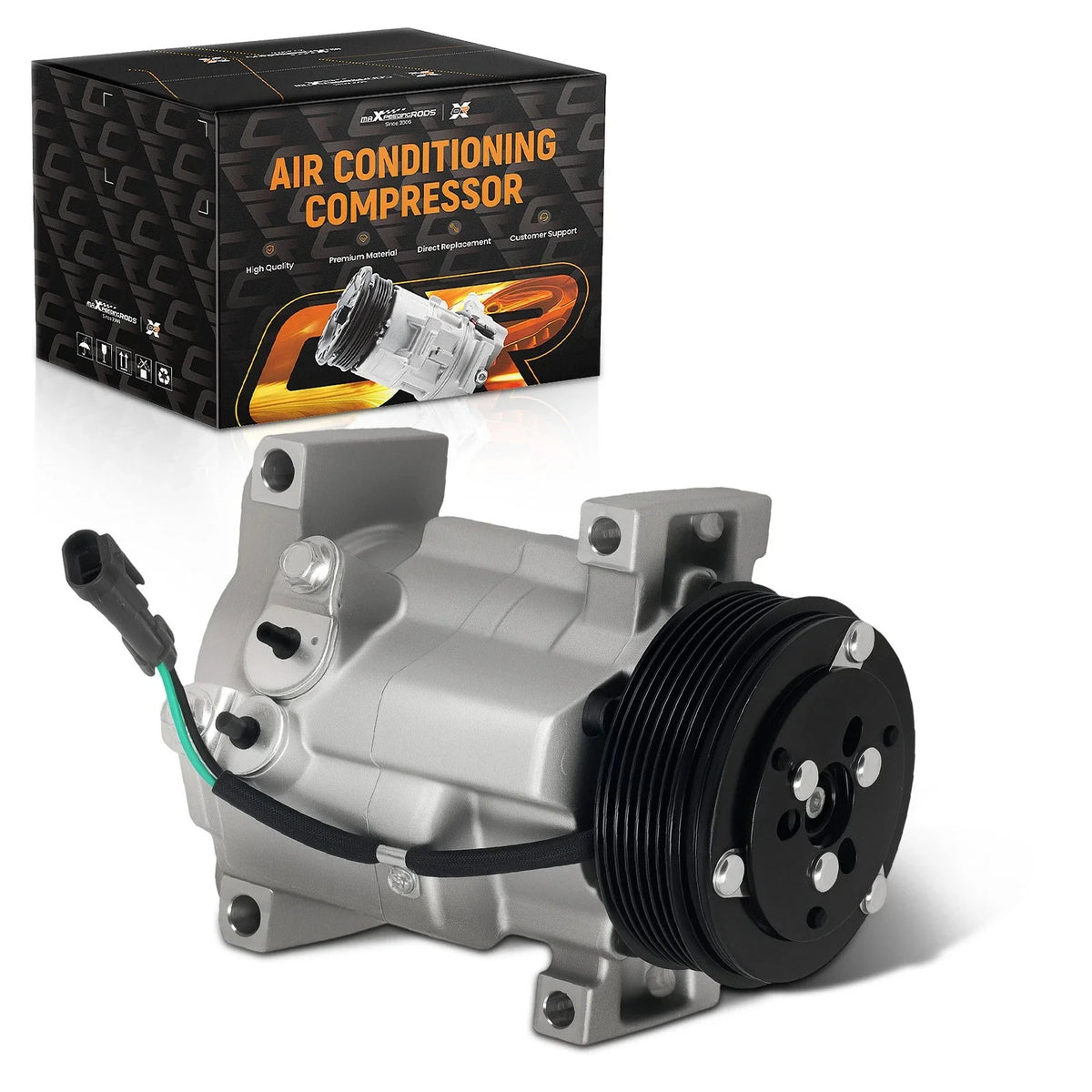 Air Conditioning Compressor for 2500HD Chevy Silverado 6.6L (2002-2013)