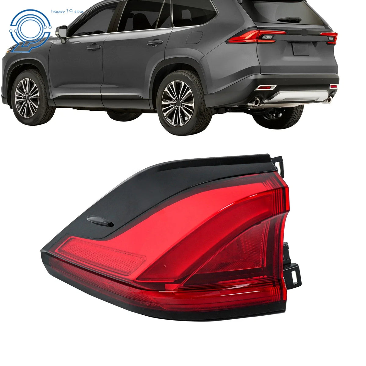 LED Tail Light Assembly for Grand Highlander (2024) Left Side