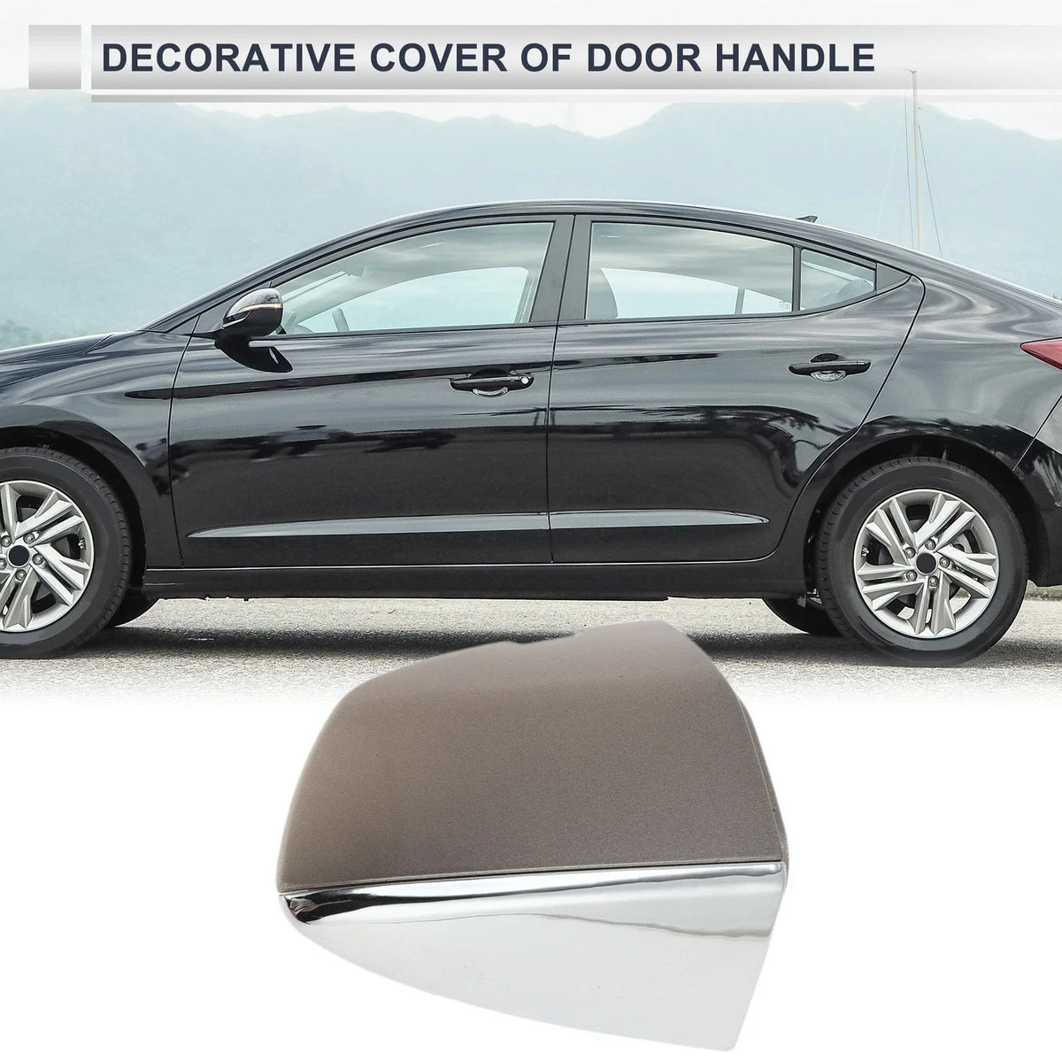 Front Left Door Handle Lock Cylinder Cover for Volkswagen 