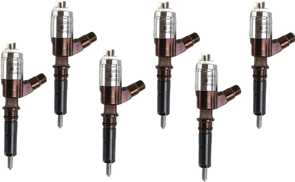 6X Fuel Injector 2465A753 for Caterpillar CAT Perkins C6.6 (2010–2023)