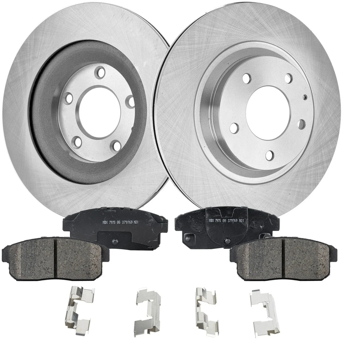 Rear Brake Disc Rotors and Pads Kit for Mazda RX-8 (2004–2011)