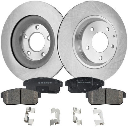 Rear Brake Disc Rotors and Pads Kit for Mazda RX-8 (2004–2011)