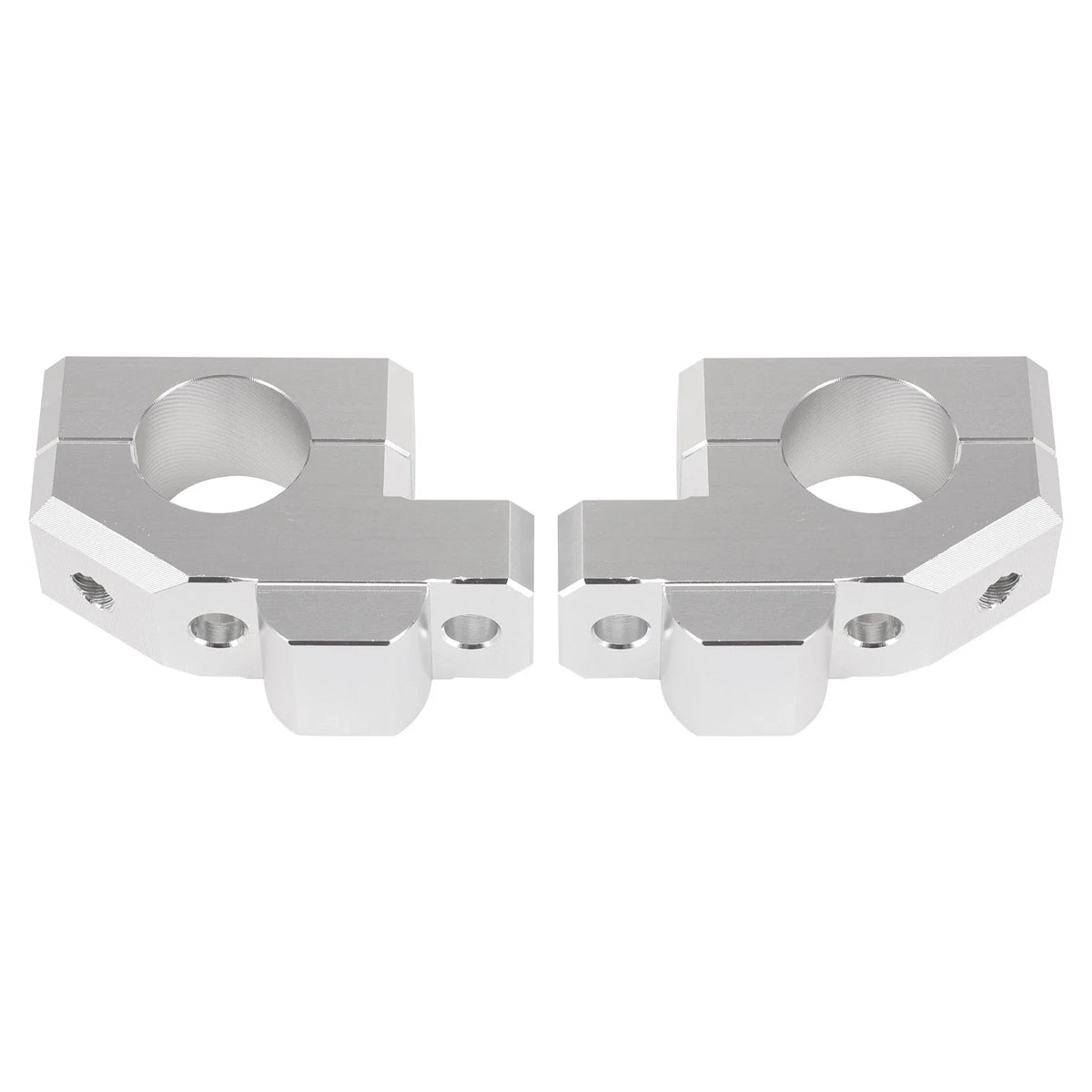 Silver Handlebar Riser Set for Suzuki DL1000, 1050, GSX-S1000 (2020-2025)