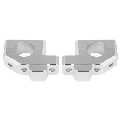 Silver Handlebar Riser Set for Suzuki DL1000, 1050, GSX-S1000 (2020-2025)