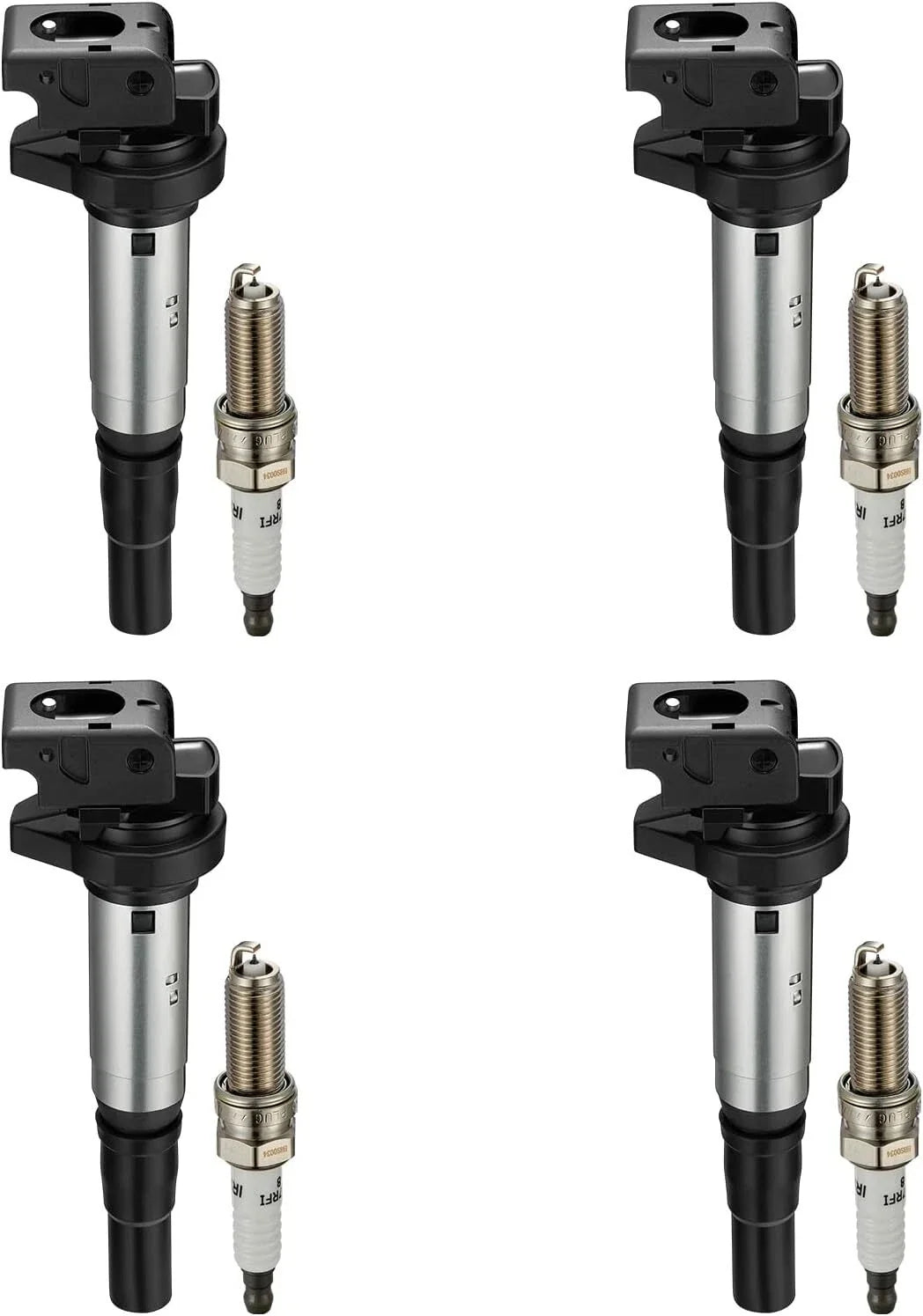 Ignition Coil Pack Spark Plug Set for Mini Cooper 1.6L (2007–2015)